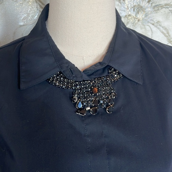 Bailey44 stunning jewel neck blouse 🖤 sz XS ptp 16.5 - Picture 2 of 10